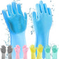 2pcs – Silicone Washing Gloves